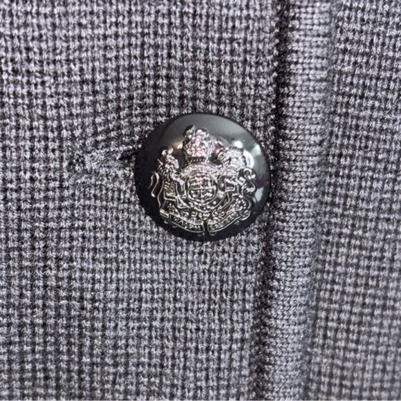 Lauren Ralph Lauren Womens Large Petite Black Blazer Cotton Knit Pockets Classic - Picture 7 of 8